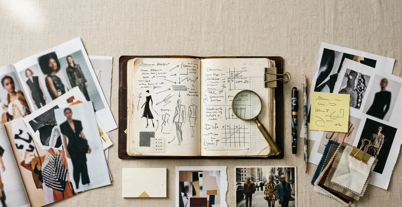 Organisation efficace de veille mode avec agenda et inspirations
